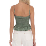 LUCY IN THE SKY SATIN TANK TOP