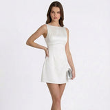 DAY BEFORE WHITE MINI DRESS