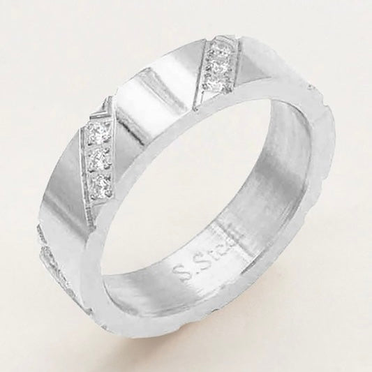 STAINLESS STEEL SILVER RING