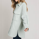 COZY DAYS MINT SHACKET