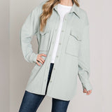 COZY DAYS MINT SHACKET