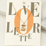 BUBBLE LETTER NECKLACES
