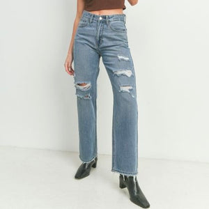 JBD 90'S RELAXED FIT MEDIUM WASH JEANS