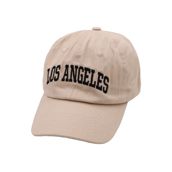 LOS ANGELES TAN BASEBALL HAT