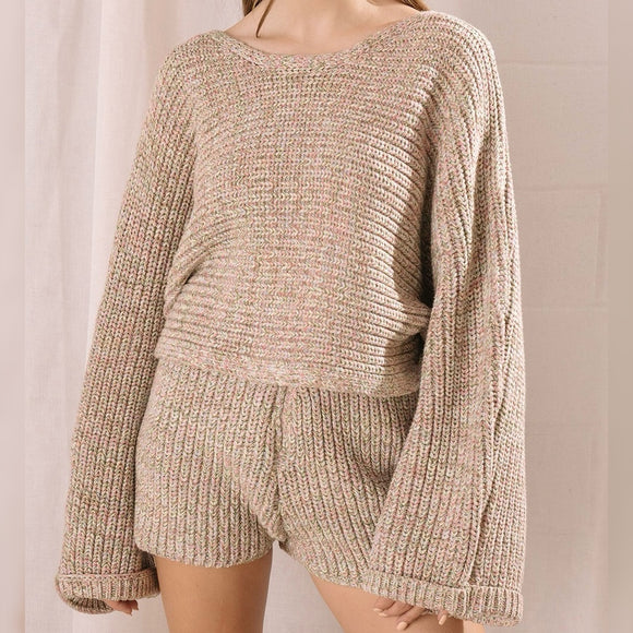 MIX IT UP MULTI COLOR HEAVY KNIT SWEATER