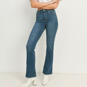 JBD HIGH WAISTED SLIM FLARE JEANS