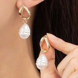 MICH PEARL DROP EARRINGS