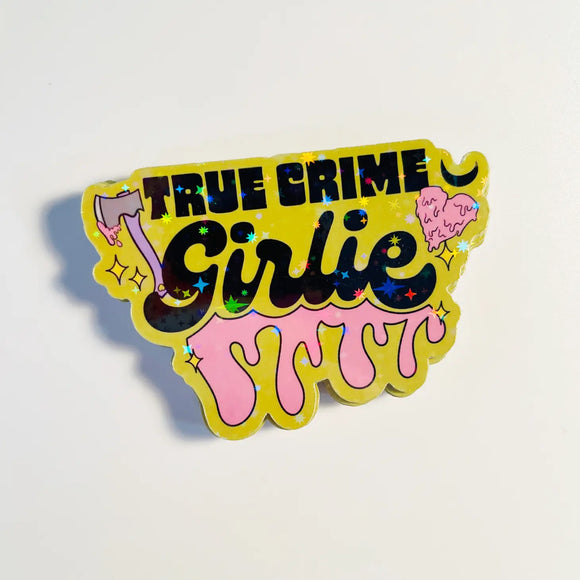 TRUE CRIME GIRLIE STICKER