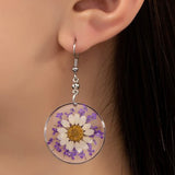 LIORA PRESSED FLOWER DROP EARRINGS