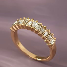 NOAH GOLD RHINESTONE RING