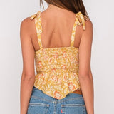 HIGHER LOVE YELLOW FLORAL TANK TOP
