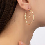 RAE DOUBLE HOOP EARRINGS