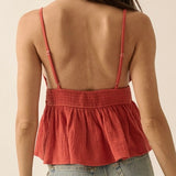 A LITTLE RUSTY CROCHET TANK TOP