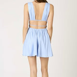 CLOUD NINE BLUE MINI DRESS