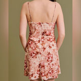 IN THE FIELDS FLORAL MINI DRESS