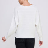 SHOW ME WHAT LOVE IS WHITE SWEATER