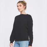 WINTER BLACK KNIT SWEATER