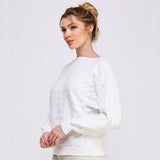 WINTER WHITE KNIT SWEATER