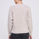 WINTER BEIGE KNIT SWEATER