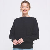 WINTER BLACK KNIT SWEATER