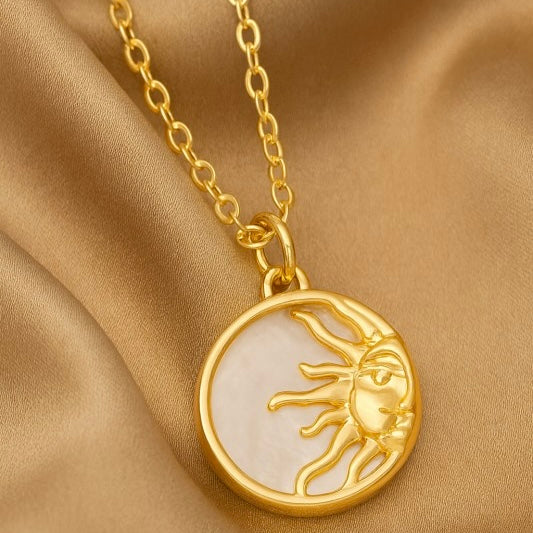 SOLSTICE SUN PENDANT NECKLACE