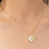 SOLSTICE SUN PENDANT NECKLACE