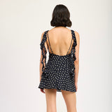 HEADS OR TAILS POLKA DOT MINI DRESS