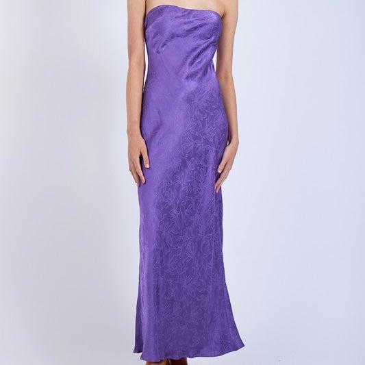 IN THE MOONLIGHT PURPLE MAXI DRESS