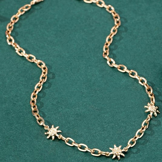 CLARA SUN CHAIN NECKLACE