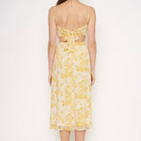 IN THE SUNLIGHT FLORAL MIDI DRESS