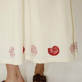 COAST TO COAST SEASHELL TRIM MAXI DRESS