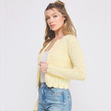 BUTTER ME UP LIGHTWEIGHT KNIT CARDIGAN