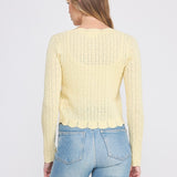 BUTTER ME UP LIGHTWEIGHT KNIT CARDIGAN