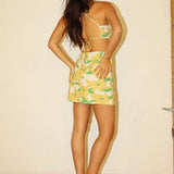 SUMMER BREEZE FLORAL MINI DRESS