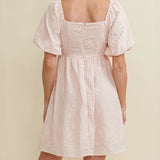 TOO SWEET FOR YOU PINK BABYDOLL DRESS
