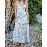 IN THE BREEZE FLORAL MAXI DRESS
