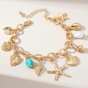 SEA LIFE CHARM BRACELET