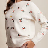 FULL BLOOM FLORAL SWEATER