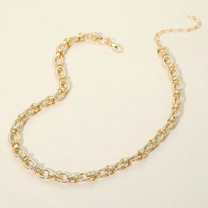 GINA GOLD CHAINLINK NECKLACE