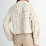 READY FOR IT KNIT GOLD DETAIL CARDIGAN