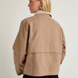 GREEN GINGHAM BARN STYLE JACKET