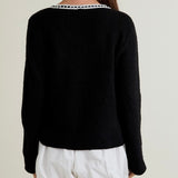 THATS THE WAY IT GOES CONTRAST OPEN FRONT CARDIGAN