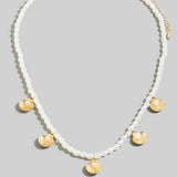 SCOTTIE CLAM SHELL PEARL NECKLACE