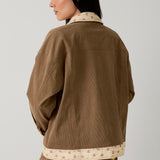 TAKE A HIKE FLORAL CORDUROY JACKET
