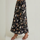 INTO THE GARDEN FLORAL MAXI SKIRT