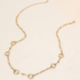 PATRICIA GOLD HORSEBIT NECKLACE