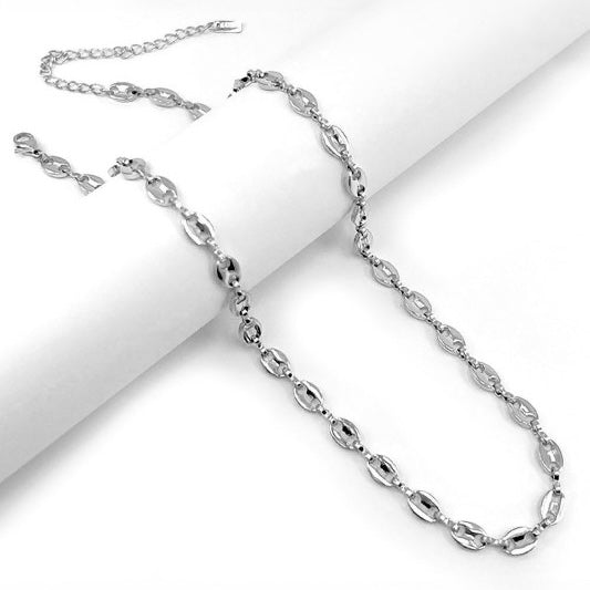 STAINLESS STEEL MARINER CHAIN NECKLACE