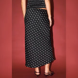 MARK IT POLKA DOT MAXI SKIRT