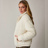 SNOW BUNNY QUILTED PUFFER JACKET