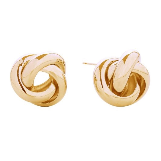 14K GOLD KNOT EARRINGS